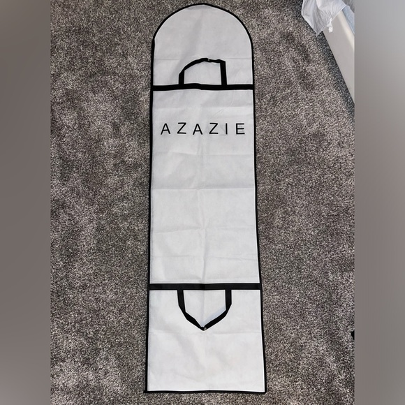 Azazie Natalia Blushing Pink A-Line Chiffon Dress - Picture 12 of 15